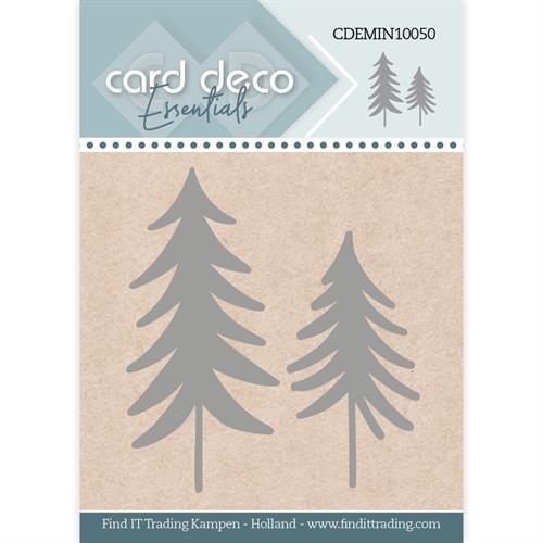 Card Deco mini dies Grantræer 4,6x5cm